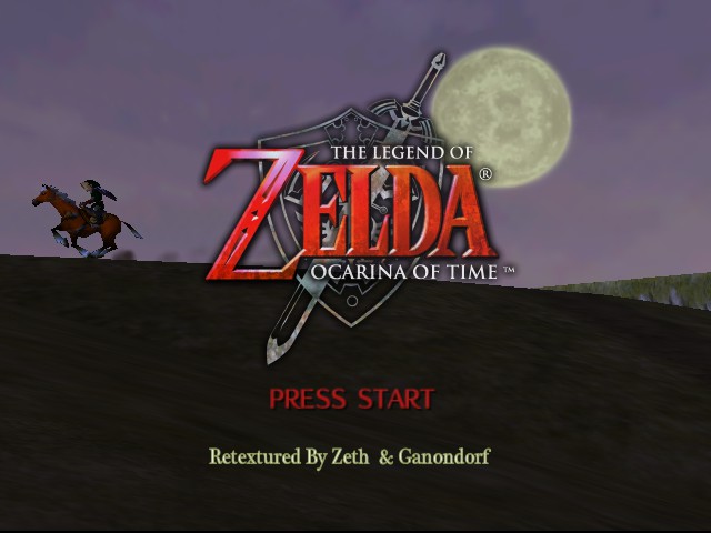 Legend of Zelda, The - Ocarina of Time (retextured)